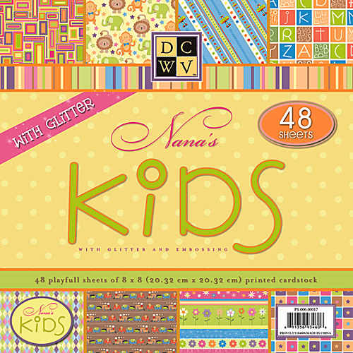 DCWV Nana's Kids 8x8 Stack