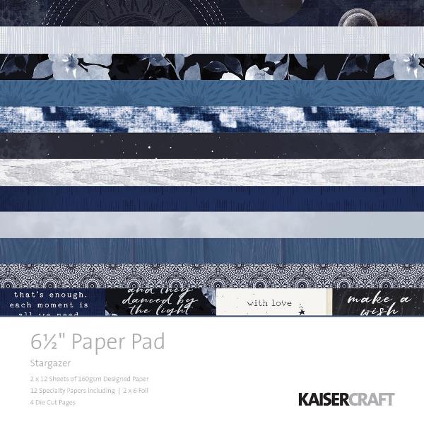 Kaisercraft Stargazer Paper Pad (Includes speciality and die-cut elements)