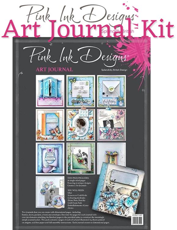 Pink Ink Art Journal Kit