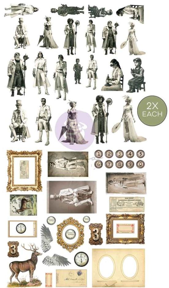 Finnabair Steam and Frost Ephemera (112pcs) (951481) 