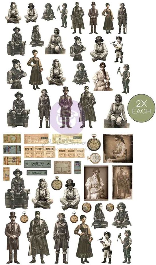Finnabair Time Travellers Ephemera (116pcs) (951498) 
