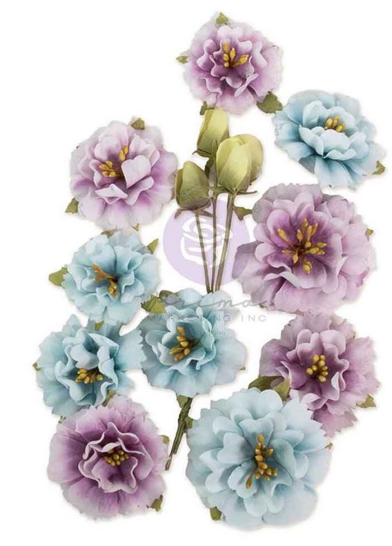 Prima Marketing Among the Wildflowers Flowers - Lilac Breeze (14pcs) (682385)