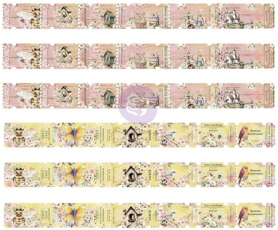 Prima Marketing  Among the Wildflowers - Tickets (36pcs)