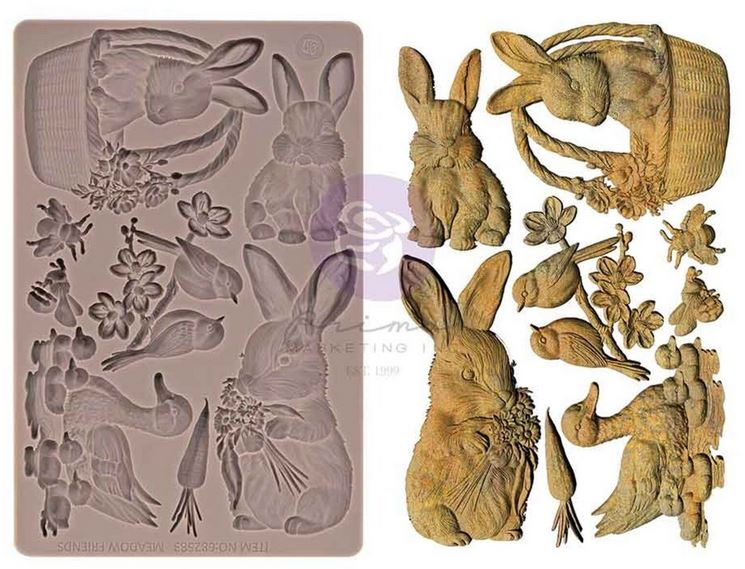 Prima Marketing Among the Wildflowers Mould Garden Friends (682583)