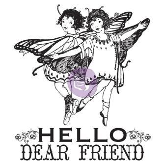 Prima Princess Clear Stamps - #2 Hello Dear Friend