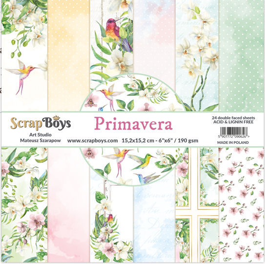 Scrap Boys Primavera 6x6 Paper Pad