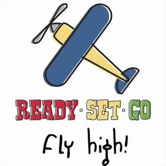 Imaginisce Let's Roll - Airplane Vinyl Stickers