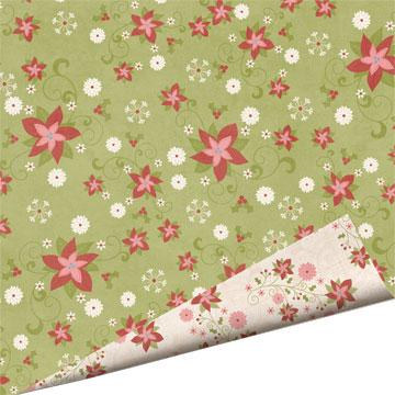 Imaginisce Snowy Jo Paper - Santa's Secret Garden (GLITTER)