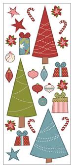 Imaginisce Snowy Jo - Trim a Tree Sticker Kit 