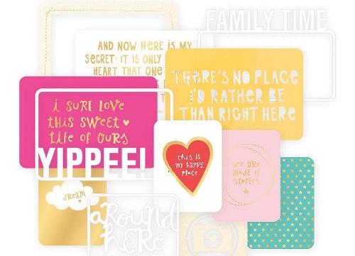 Project Life Specialty Foil Card Pack HIGH FIVE EDITION 12/Pkg 