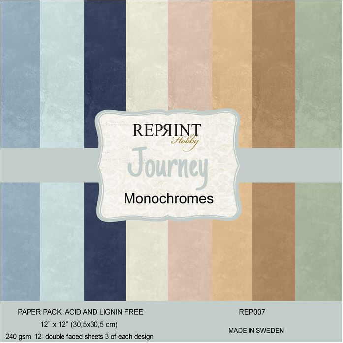 Reprint JOURNEY 12x12 Coordinating Cardstock