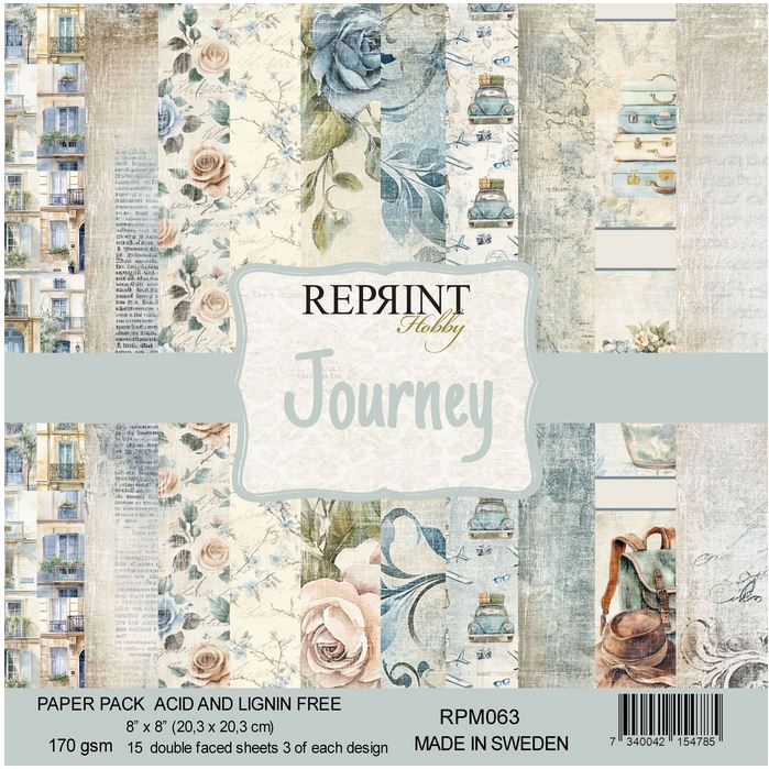 Reprint JOURNEY 8x8 Paper Pack