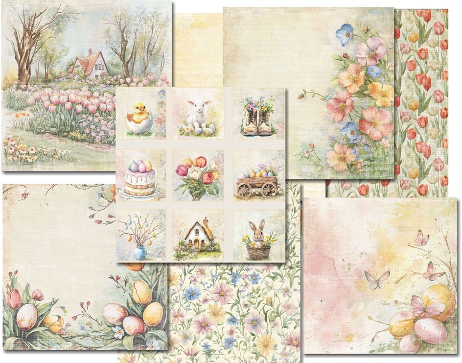 Reprint Hello Easter 12x12 Paper Pack