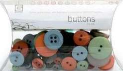 SALE: Basic Grey Recess Buttons