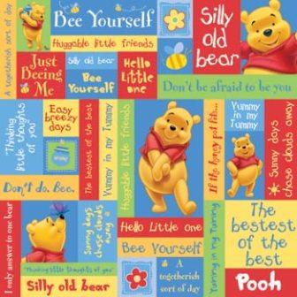 Sandylion -  Pooh Phrases Paper