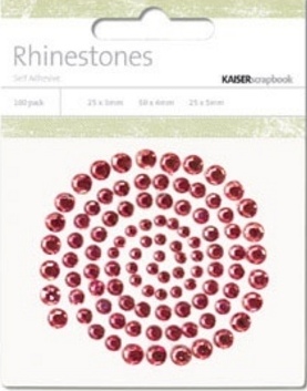 Kaisercraft Rhinestones LIPPY RED