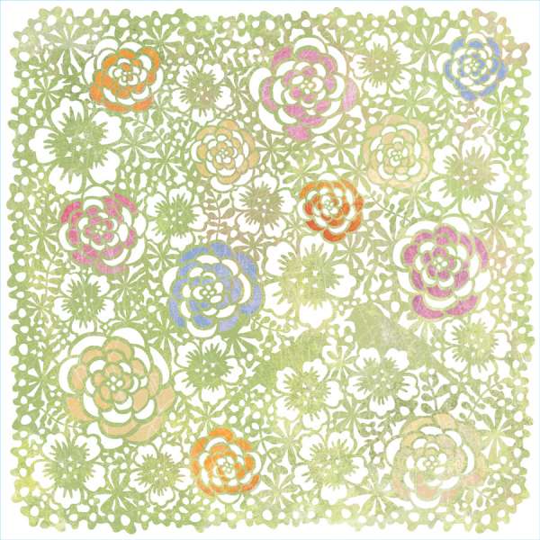 Basic Grey Sugar Rush -Doilies Sweetfields (green) 