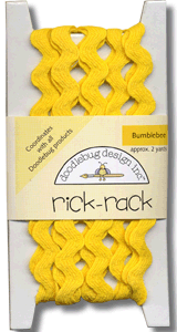 Doodlebug Design Cotton Rick Rack - Bumblebee