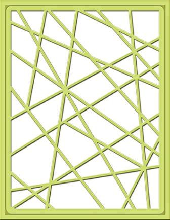 Spellbinders Shapeabilities Decorative Card Front Dies - Glass Effects (S4-451)