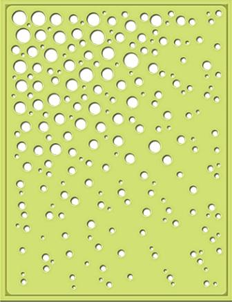 Spellbinders Shapeabilities Decorative Card Front Dies - Cascading Dots (S4-456)