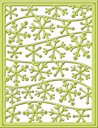 Spellbinders Shapeabilities Decorative Card Front Dies - Flurries (S4-460)