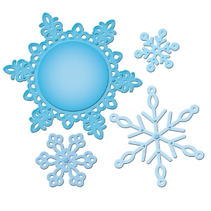 Spellbinders Shapeabilities Dies - Snowflake Pendant (S5117)