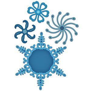 Spellbinders Shapeabilities Dies - Snowflake Pendant (S5054)