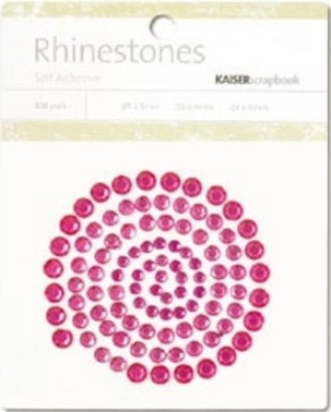 Kaisercraft Rhinestones HOT PINK