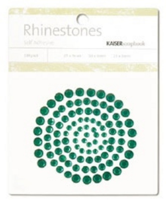 Kaisercraft Rhinestones DARK GREEN