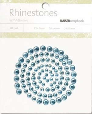 Kaisercraft Rhinestones ICE BLUE