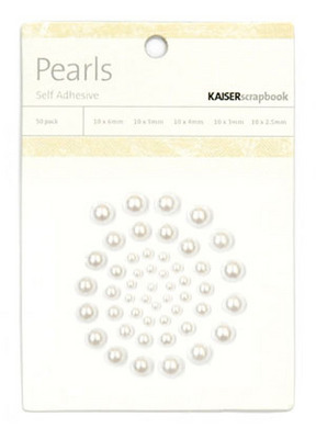Kaisercraft Pearls SNOW 