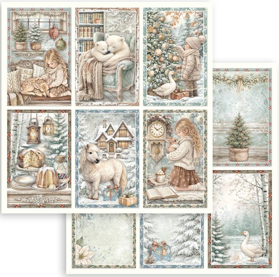 Stamperia White Christmas 12