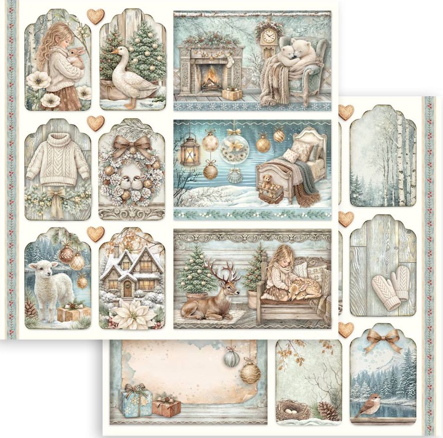 Stamperia White Christmas 12
