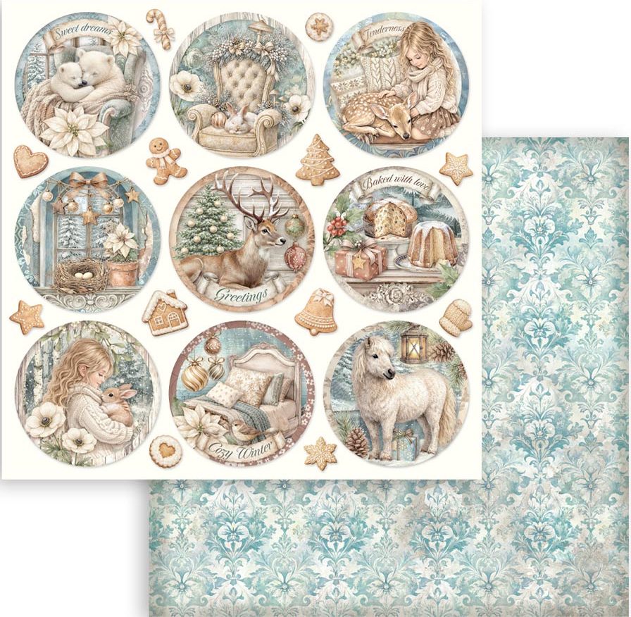 Stamperia White Christmas 12