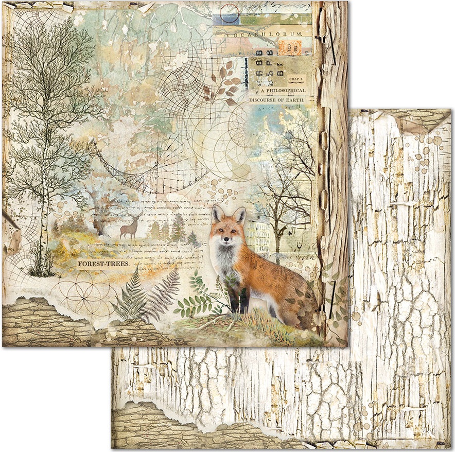 Stamperia Double-Sided Paper - FOX (SBB656)