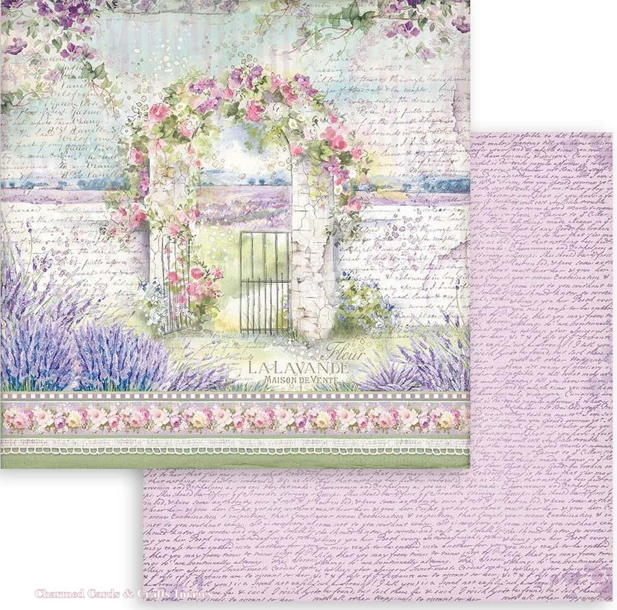 Stamperia Double-Sided Paper - Provence Arch (SBB852)