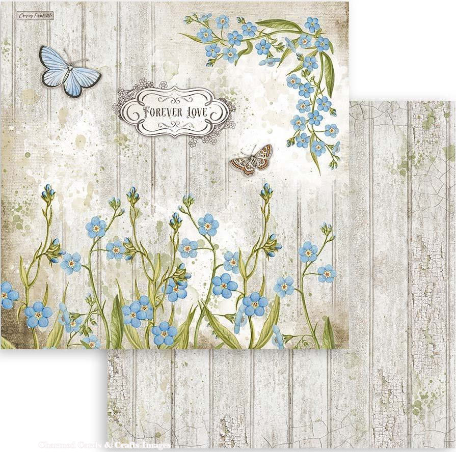 PRE-ORDER: Stamperia House Garden Double-Sided Paper - Columbin (SBB861 )