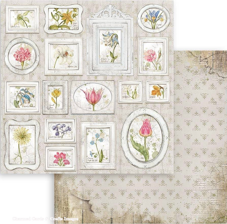 PRE-ORDER: Stamperia House Garden Double-Sided Paper - Tags  (SBB862 )