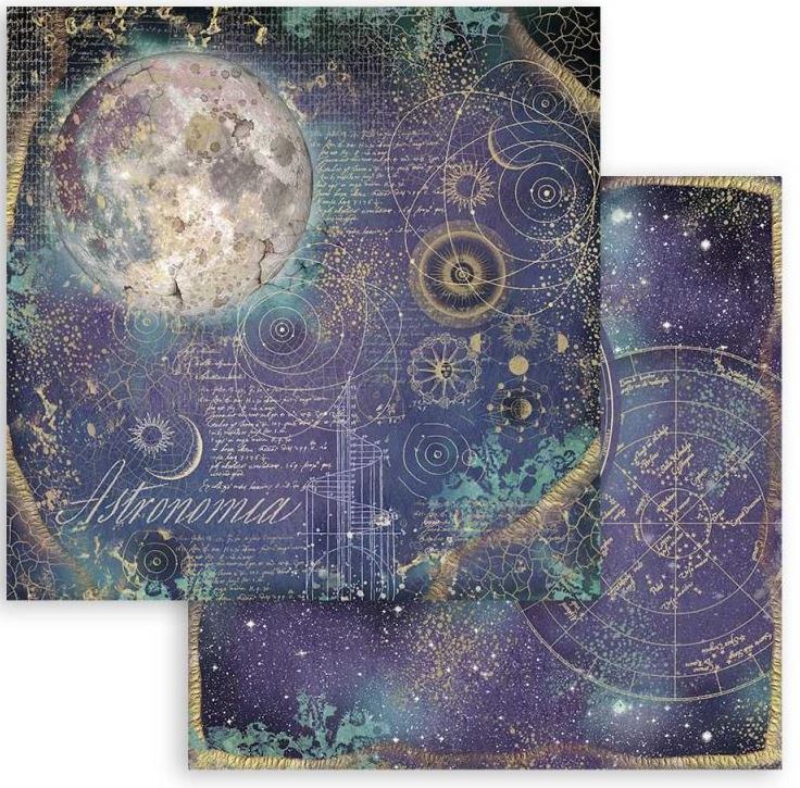 Stamperia Cosmos Infinity Double-Sided Paper - ASTRONOMY SBB895