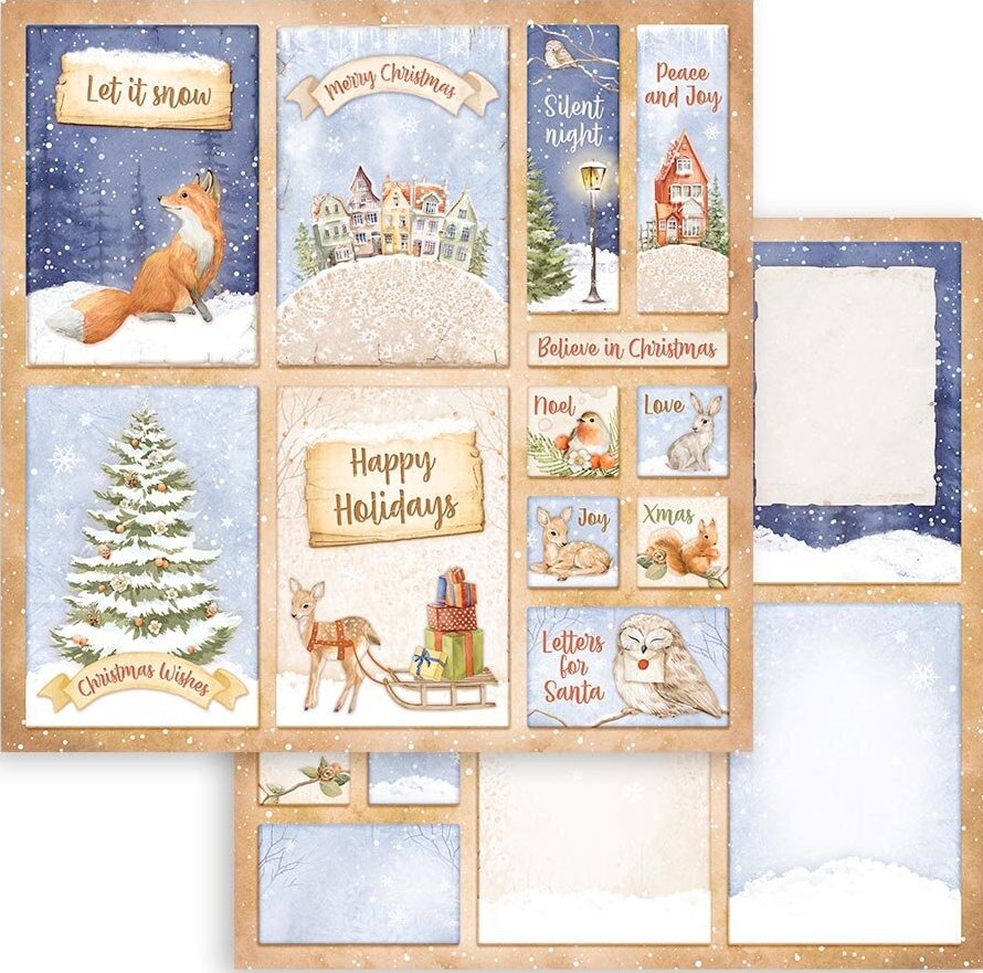 Stamperia Winter Valley Double-Sided Paper - 6-Cards (SBB948)