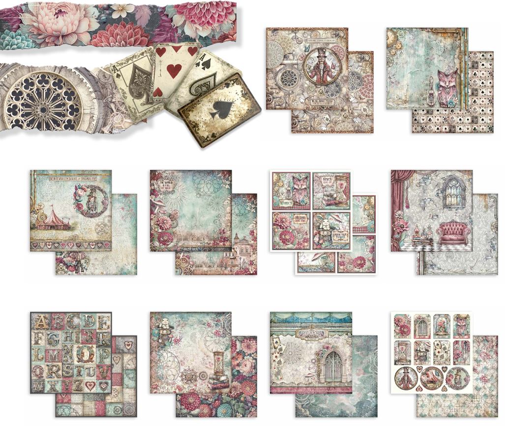 Stamperia Master of Magic 12x12 Inch Paper Pack 