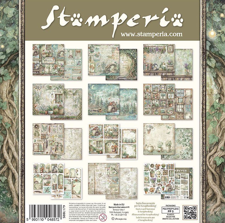 Stamperia Herbarium Silvae 12x12 Paper Pack