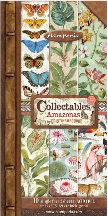 Stamperia Collectables 6x12 Paper Pad - AMAZONIA