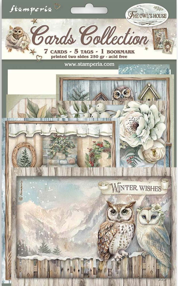 Stamperia The Owl's House Cards Collection 