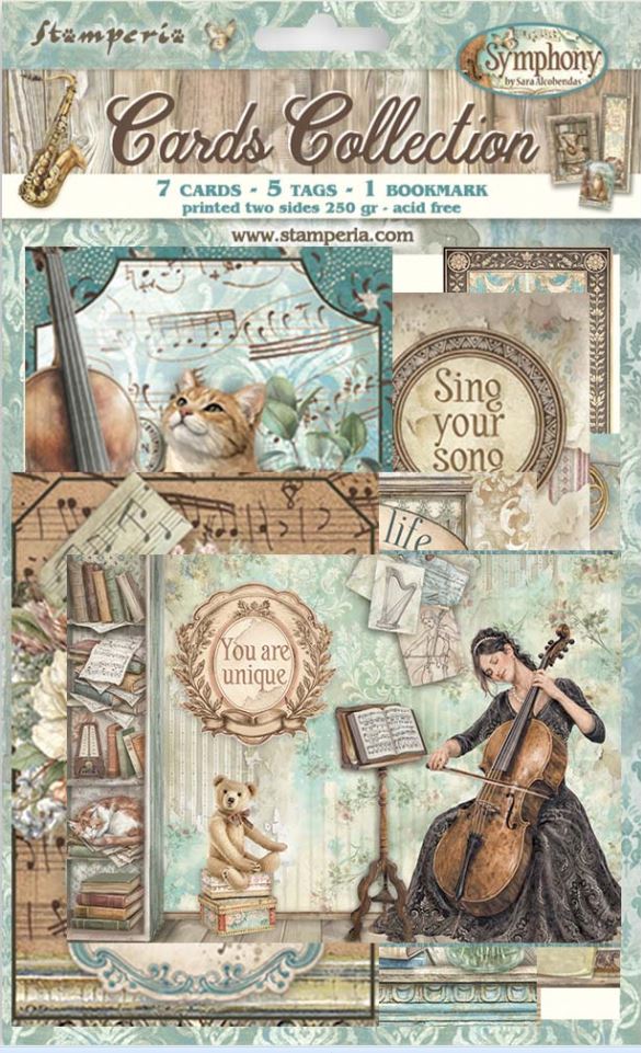 Stamperia Symphony Cards Collection 