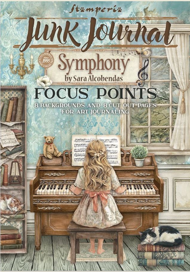 Stamperia Symphony Junk Journal A5 Focus Points