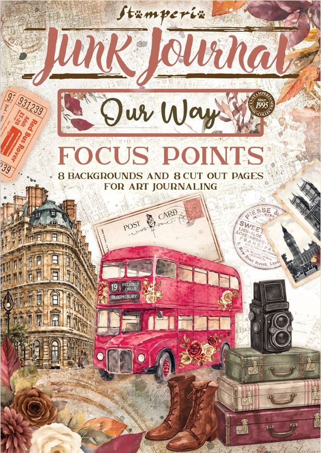NEW Stamperia Our Way Junk Journal A5 Focus Points (SBJKS09) 