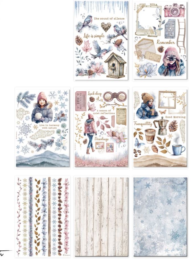 Stamperia Create Happiness Dewdrops A5 Washi Pad