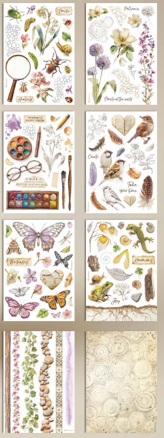 Stamperia All Around A5 Washi Pad (8pcs)