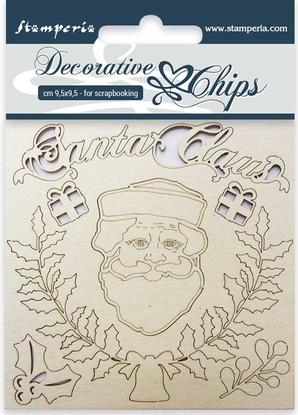 Stamperia Decorative Chips SANTA CLAUS (SCB06)